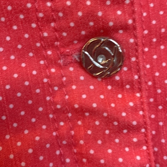 Roz & Ali Polk-a-dot Jacket Size Medium - Picture 8 of 15